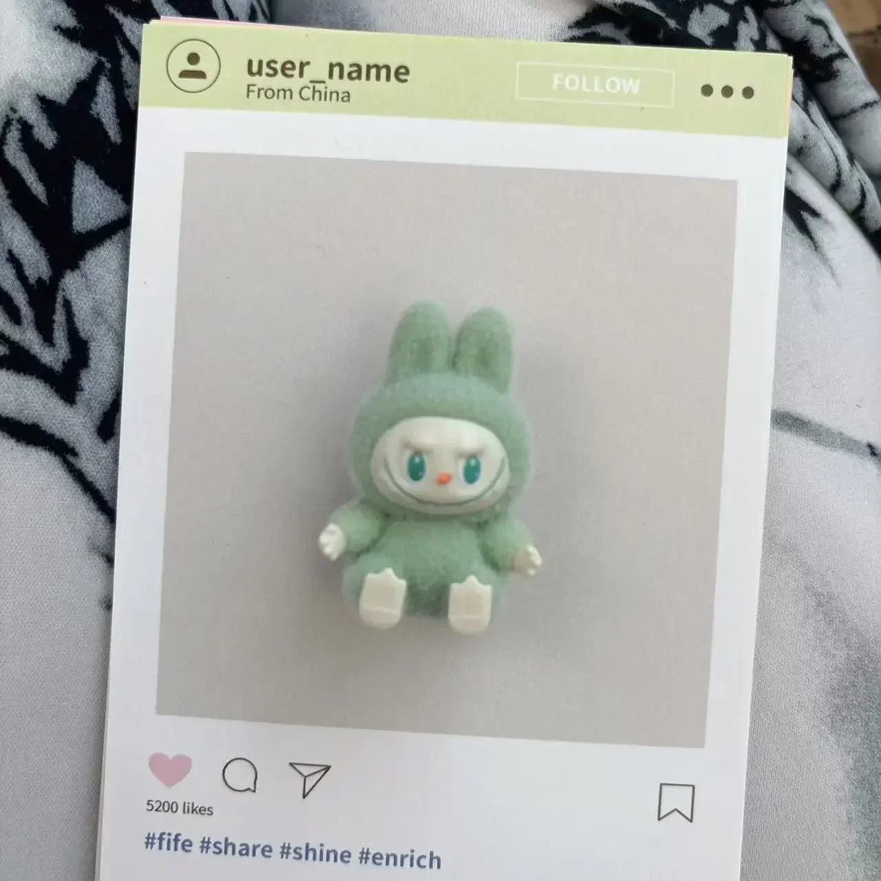 New Mini Labubu Sitting Posture Action Figure Dolls