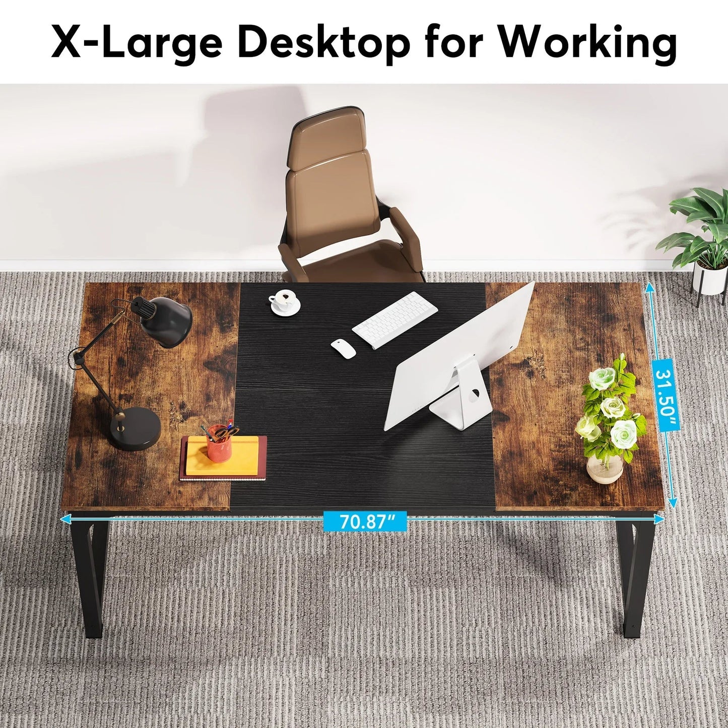 Tribesigns Modern Office Desk