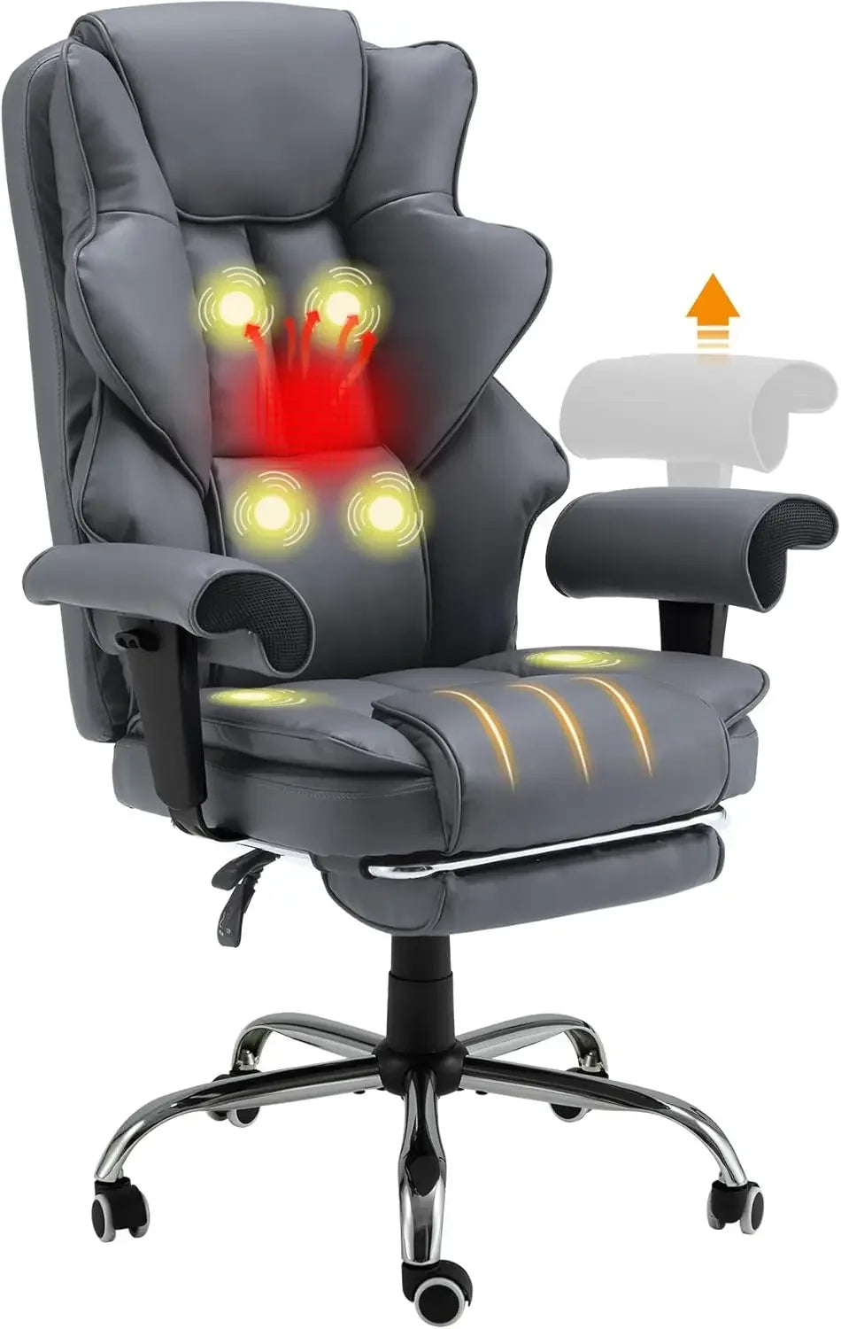 XMSJ 6-Point Massage Executive Chair