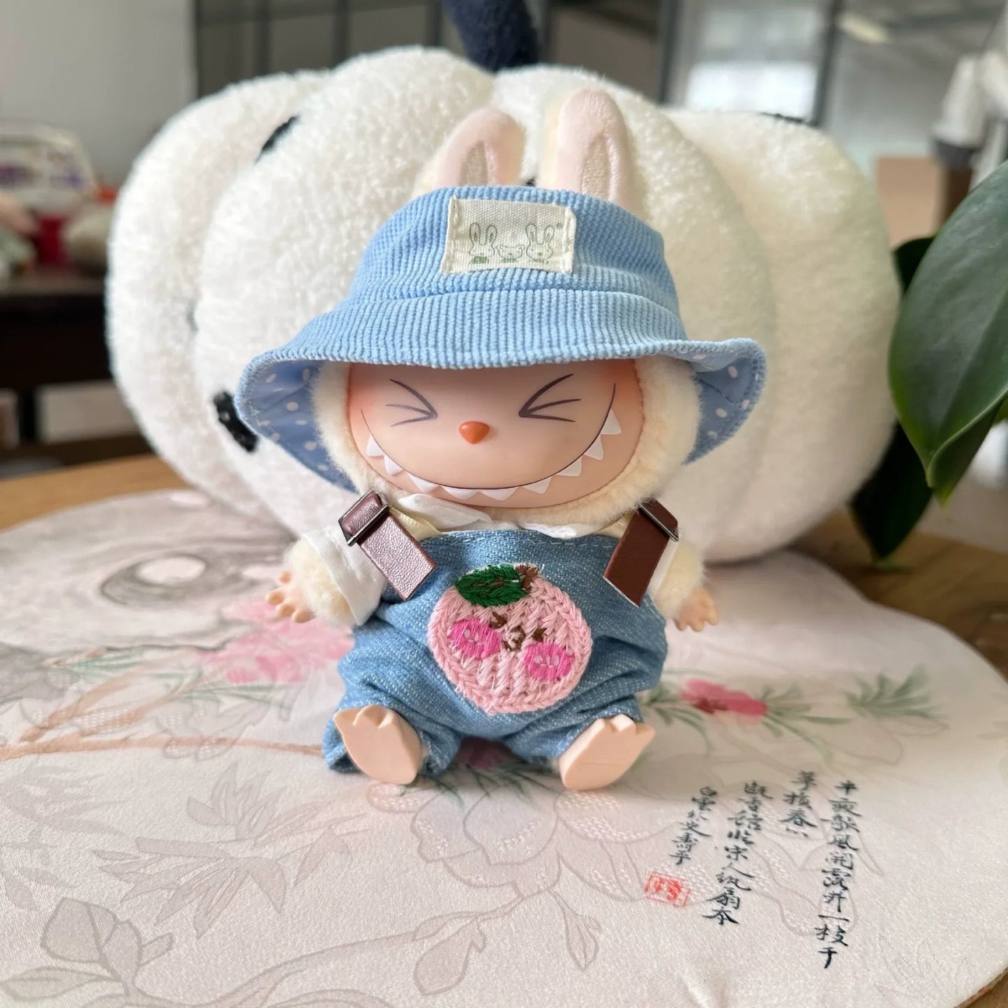 Labubu Autumn Onesie Hat Set