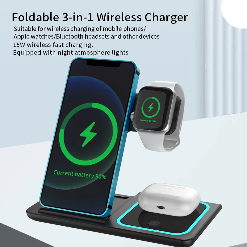 3-in-1 Travel Charging Pad