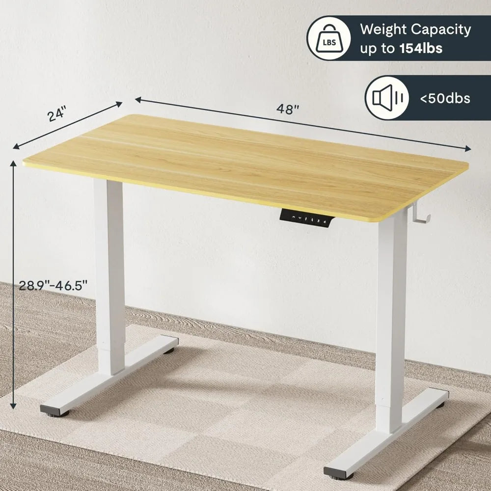ANGDUO 48x24" Whole-Piece Standing Desk
