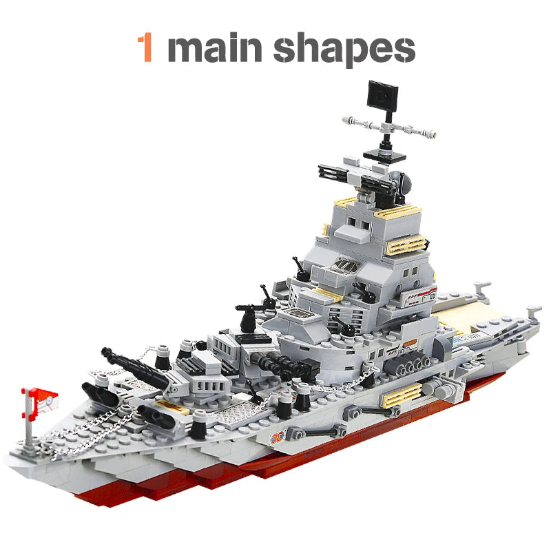 Navy Warship Building Blocks