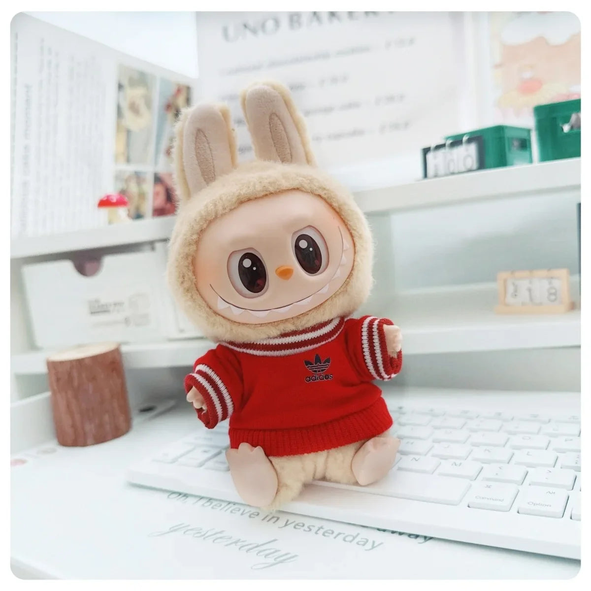 Adoowoo Labubu Korean Idol Hoodie Set