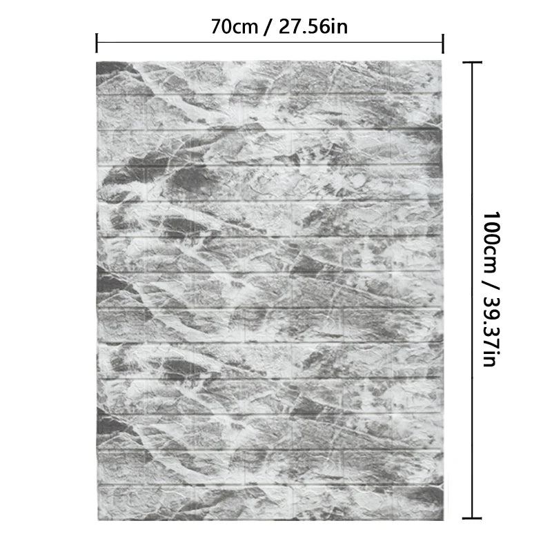 Retro Style Waterproof Self-Adhesive Wallpaper