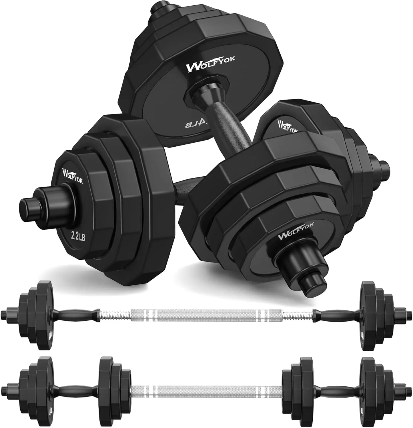 Adjustable Dumbbell Barbell Set