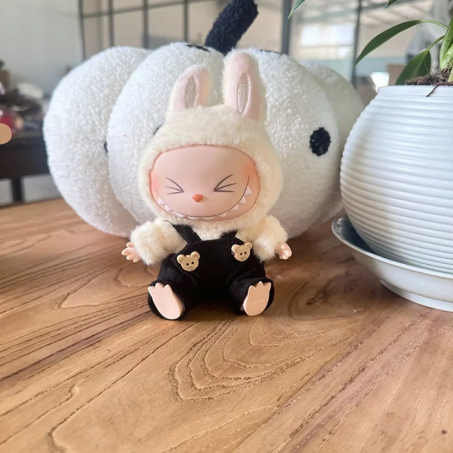 Labubu Bib Pants Outfit Set