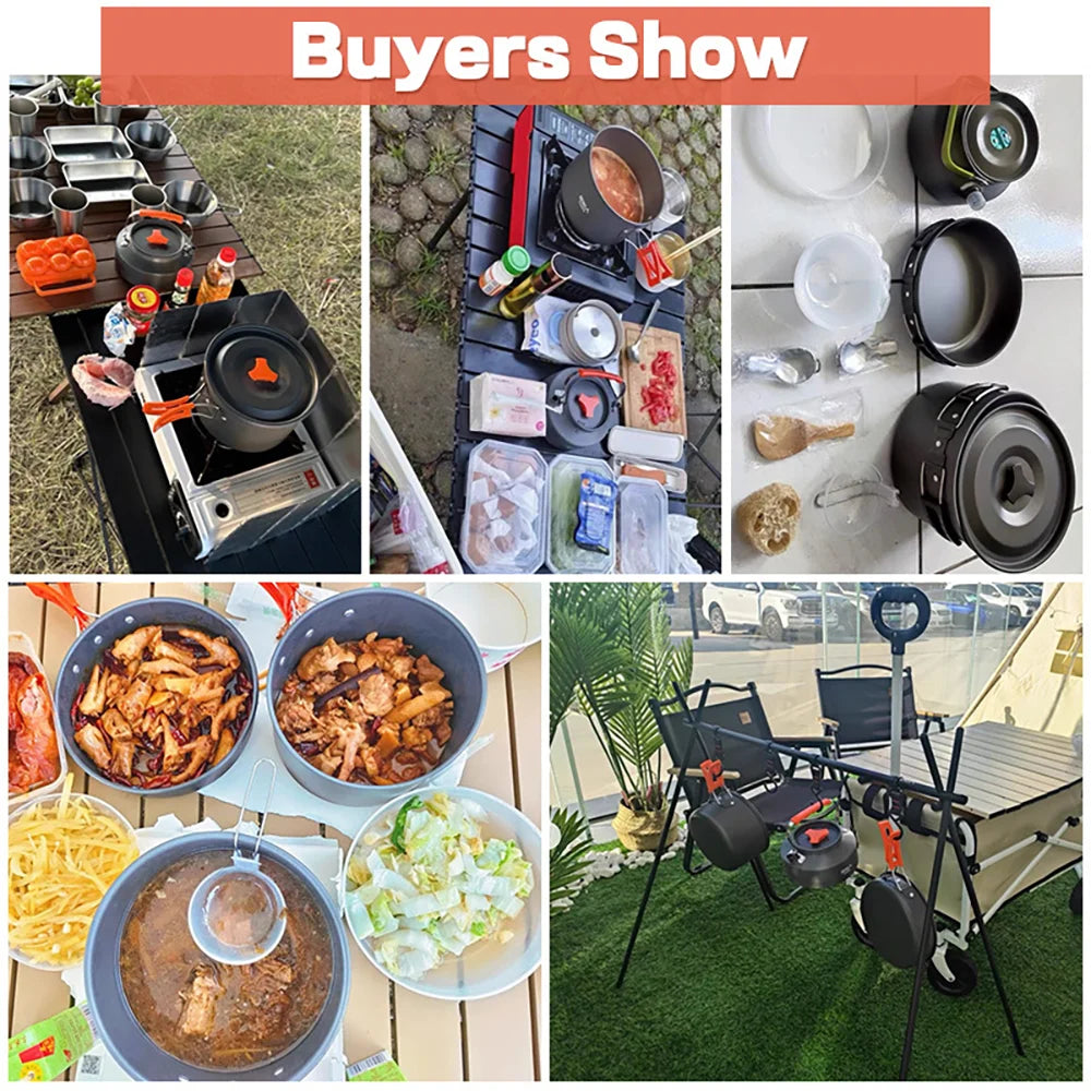 Outdoor Non-Stick Cookware Kit