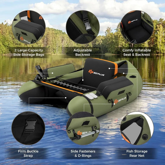 Inflatable Fishing Float Tube