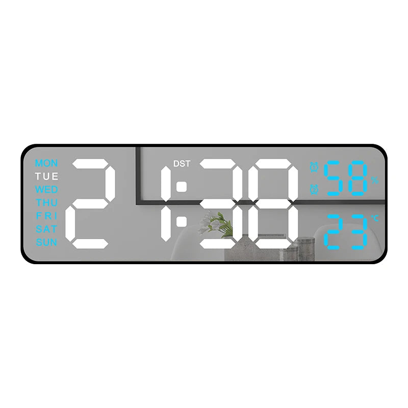 Digital LED Alarm Wall Clock