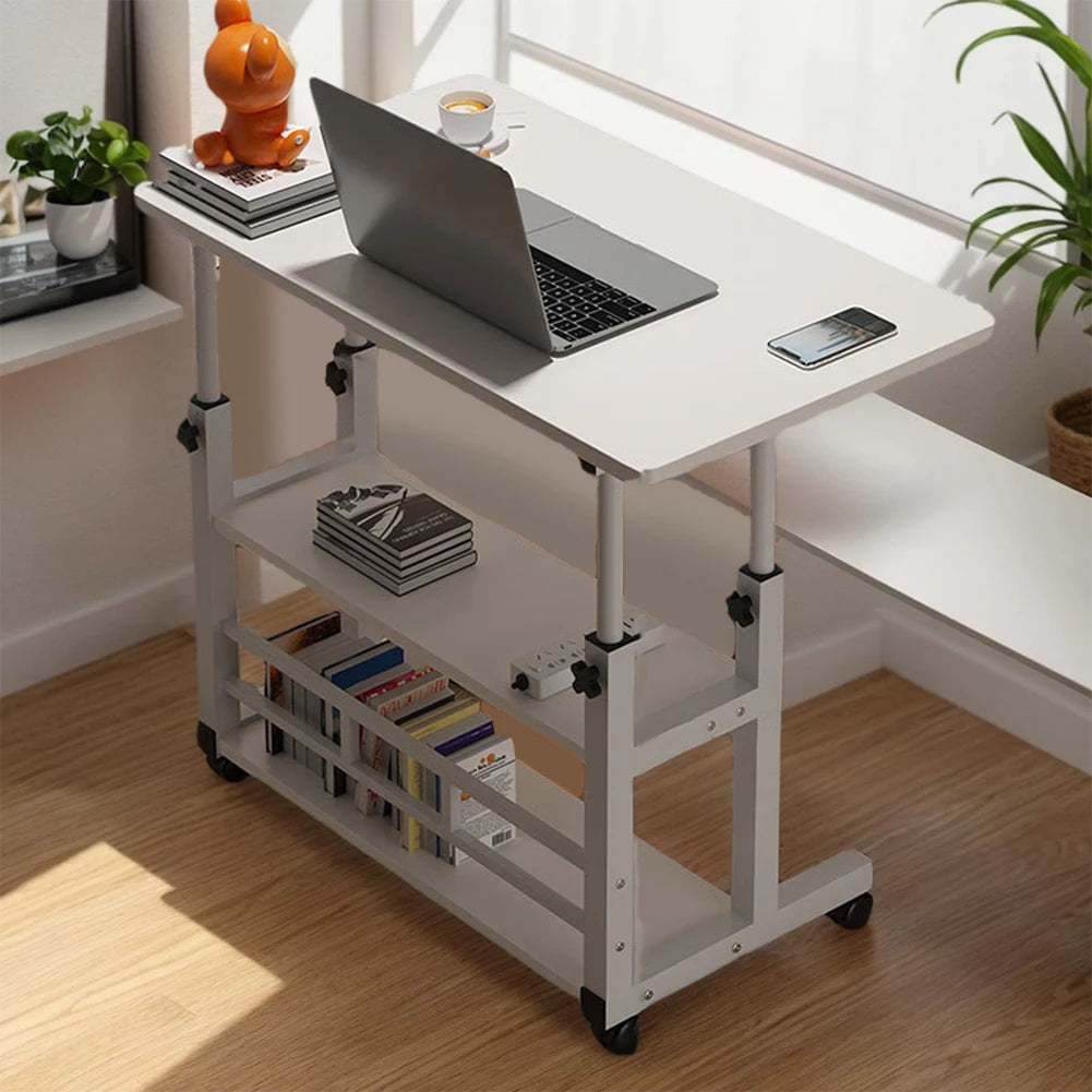 Height-Adjustable Rolling Laptop Desk