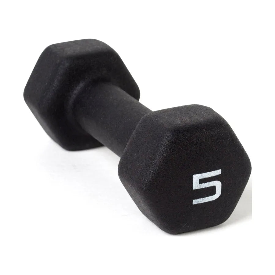 5lb Black Neoprene Dumbbell