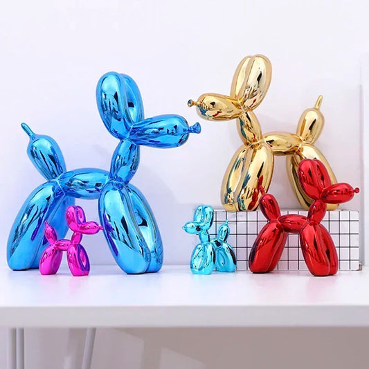 Resin Balloon Dog Sculpture