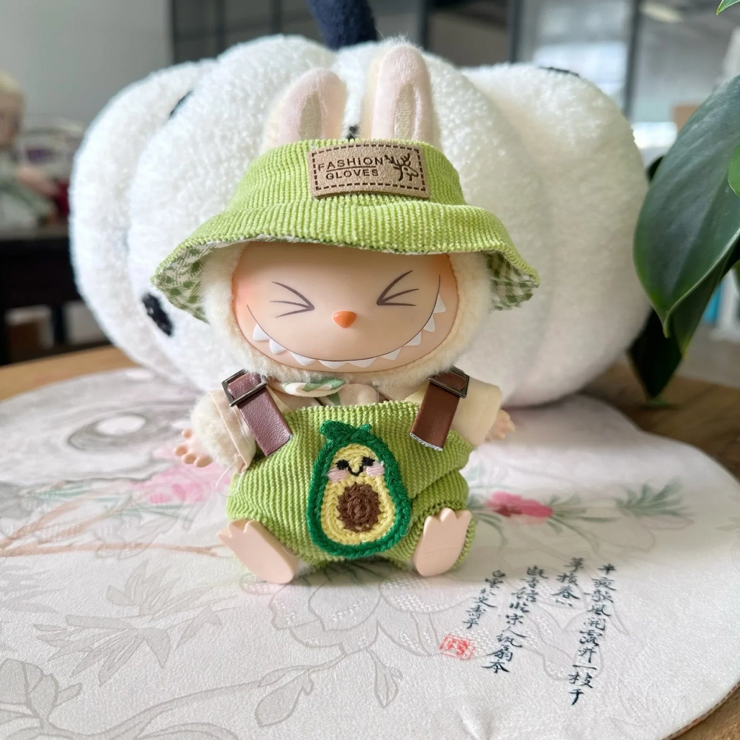 Labubu Autumn Onesie Hat Set