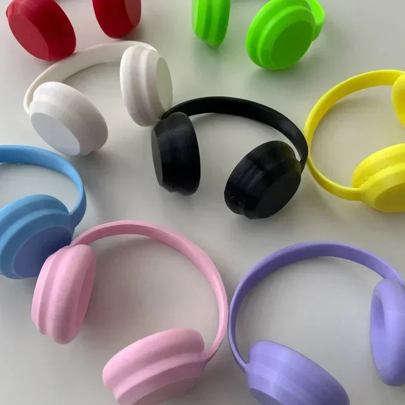 Labubu Doll Macaron Earphones