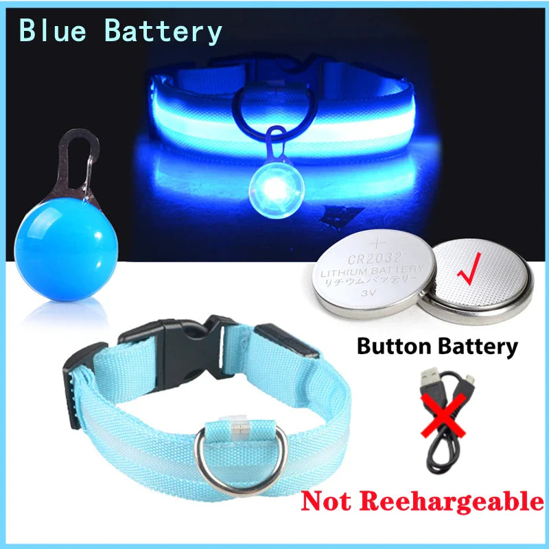 COOYOMOO USB Charging Glowing Dog Collar