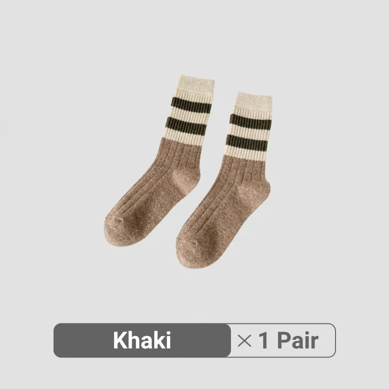 Women’s Striped Knitted Socks