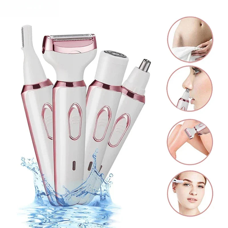 4-in-1 Women Electric Hair Remover