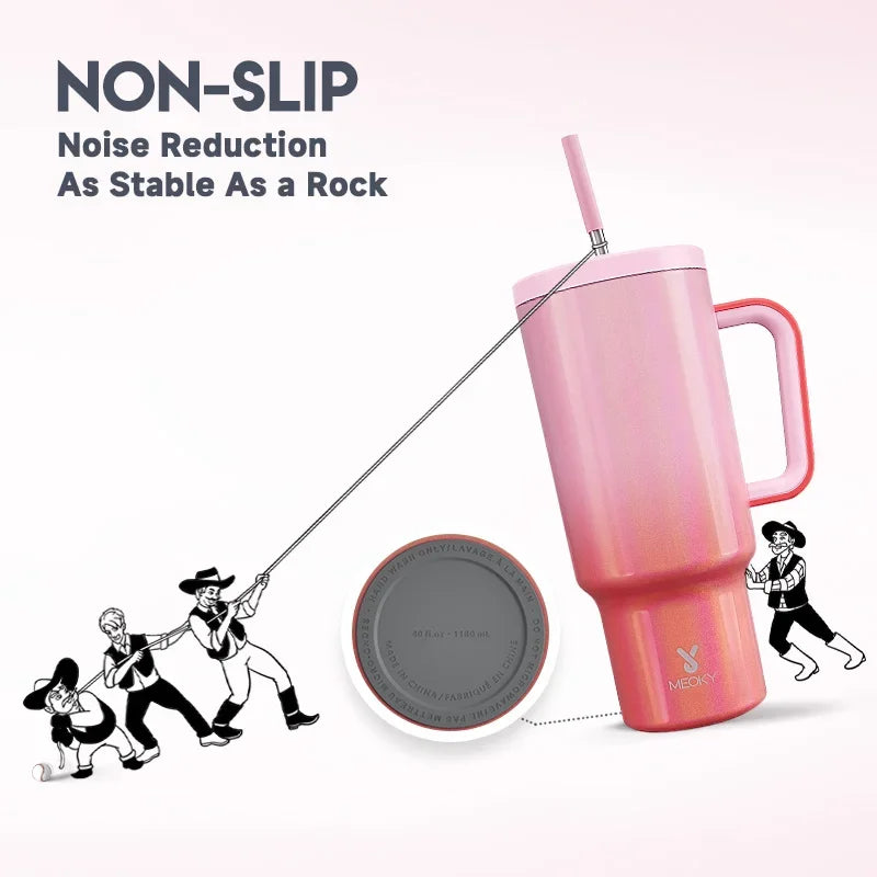 Meoky 40oz Insulated Mug Tumbler