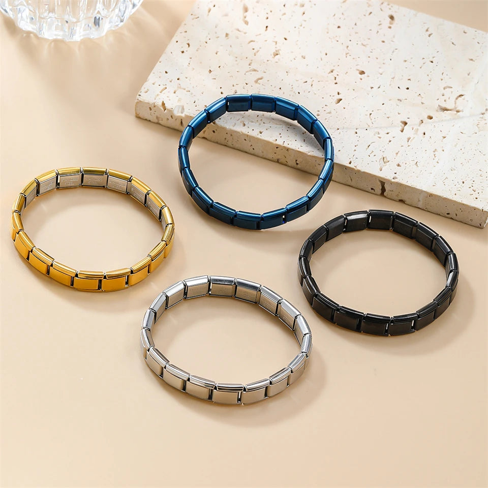 Stainless Steel Italian Chain Bracelet