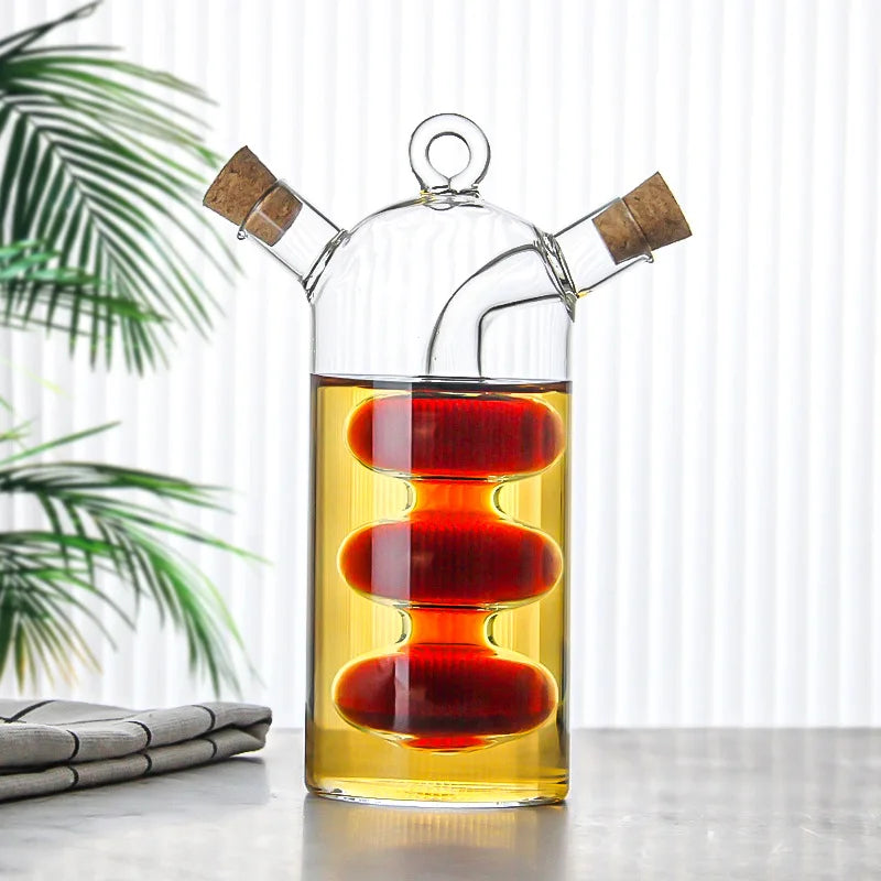 2-in-1 Glass Oil Jug