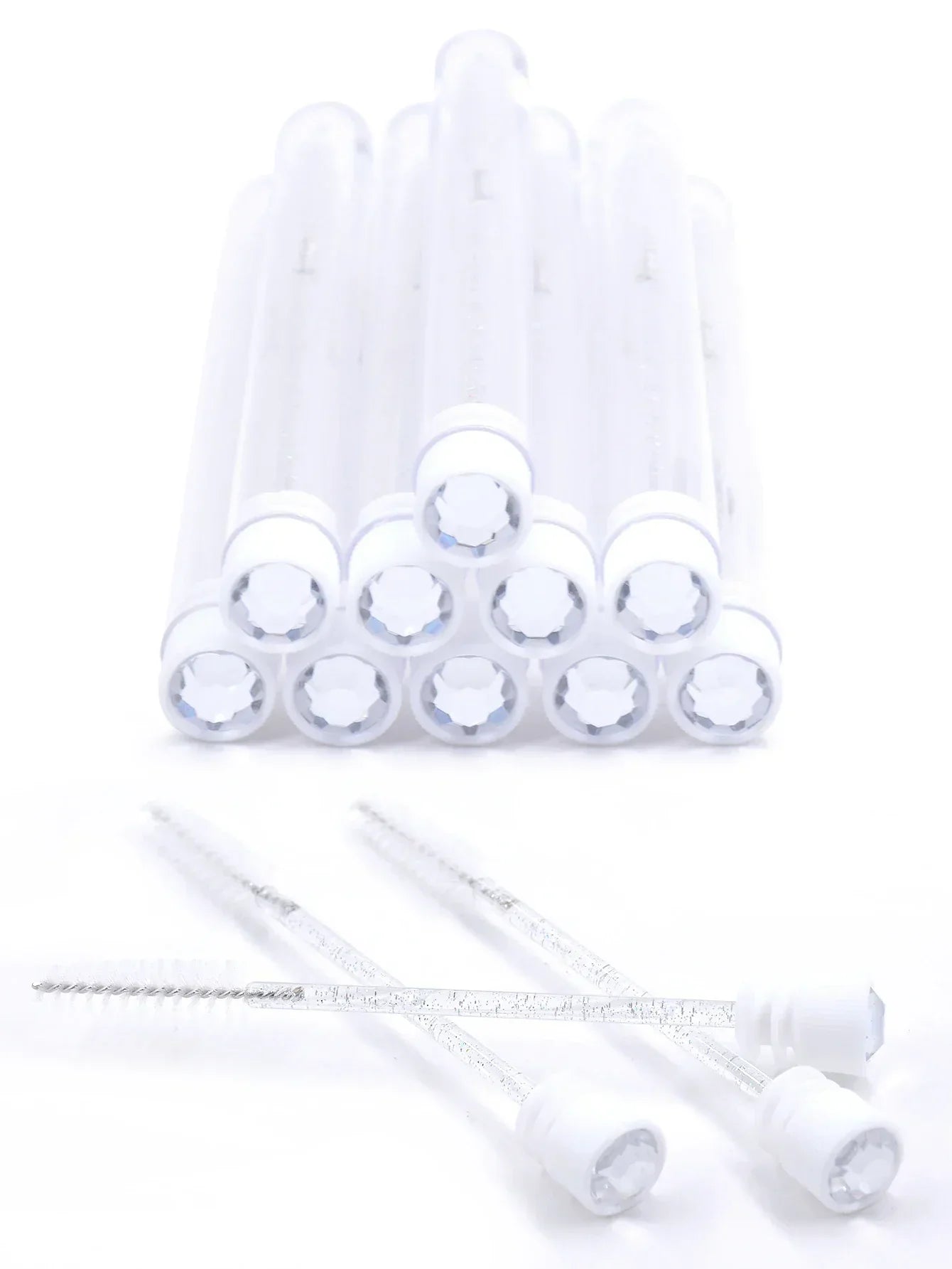10Pcs Reusable Eyelash Brush Set