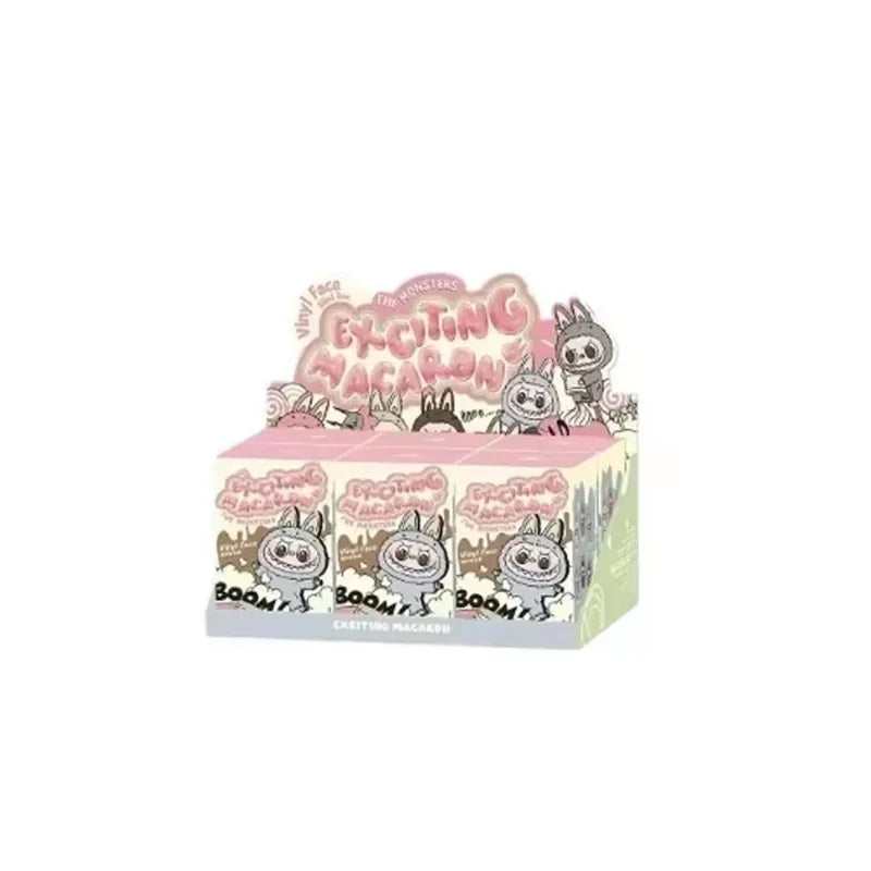 Labubu 3V Heartbeat Macaron Figurine Gift