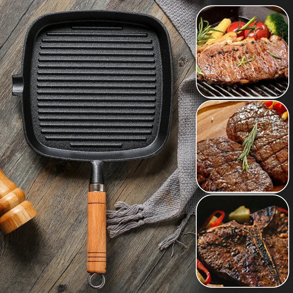Cast Iron Square Grill Pan