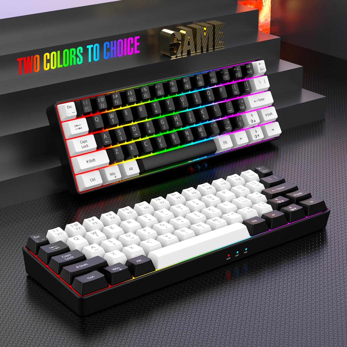 Kchibo 60% RGB Wired Gaming Keyboard