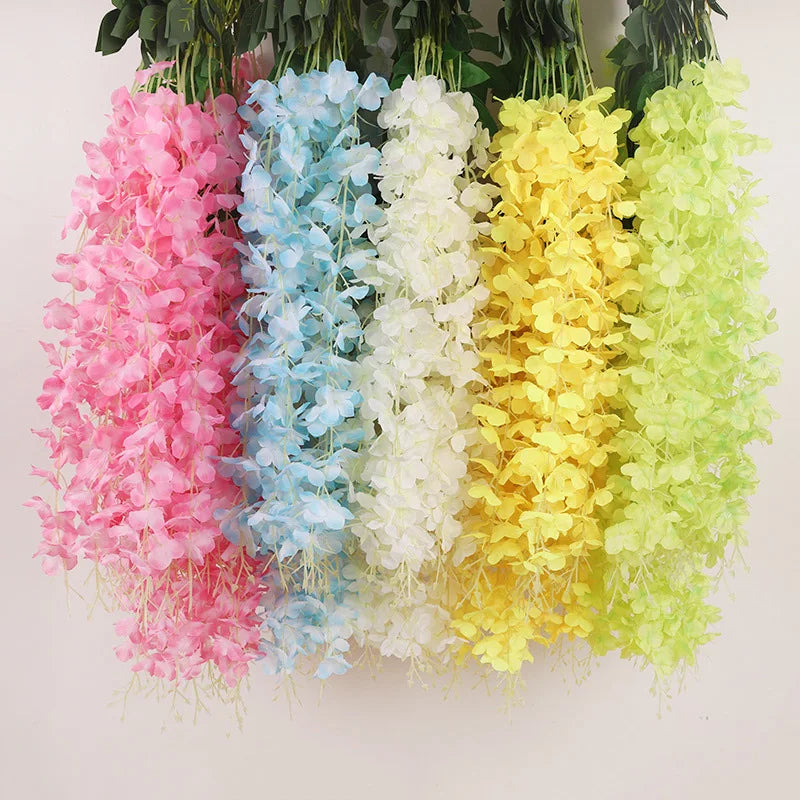 CHENAO Artificial Wisteria Hanging Garland