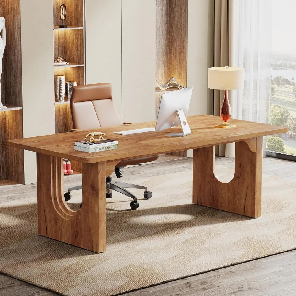 ANGDUO Modern Executive Office Desk