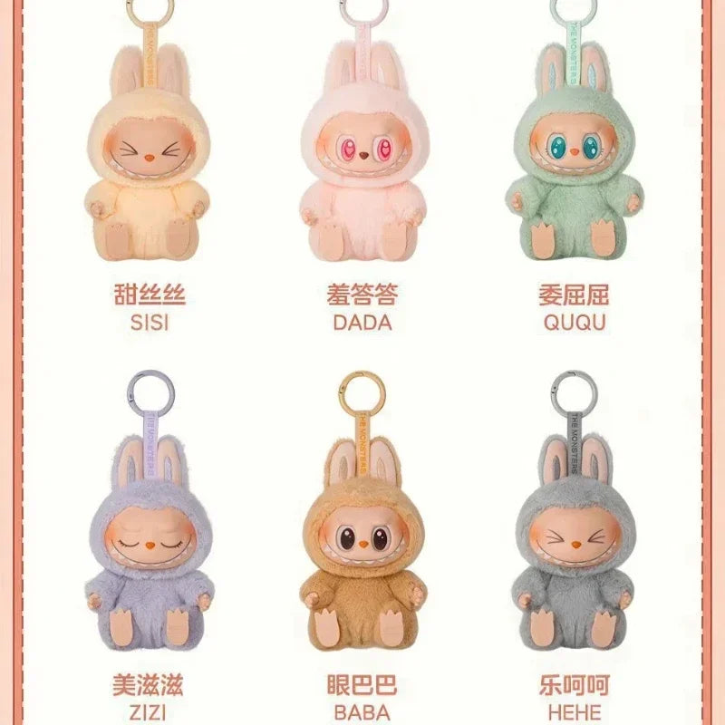 Hot Labubu Anime Figure Blind Box Have A Seat Pendant