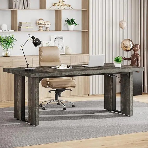 MKDK 70.9-Inch Executive Office Desk