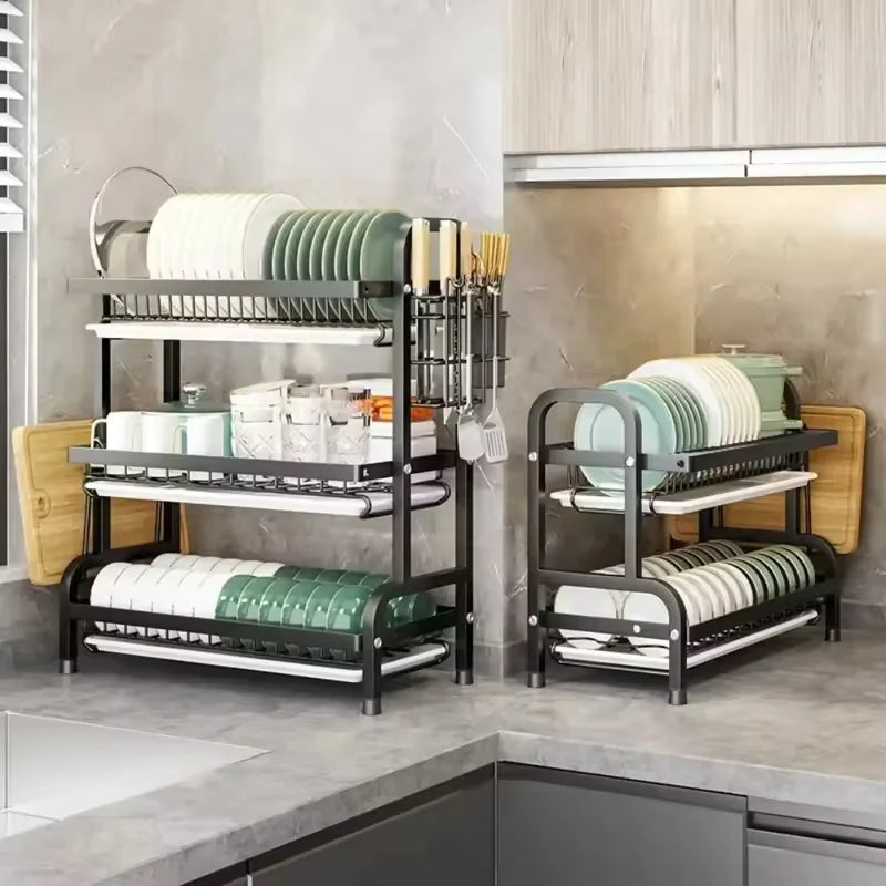 3-Layer Rustproof Dish Rack