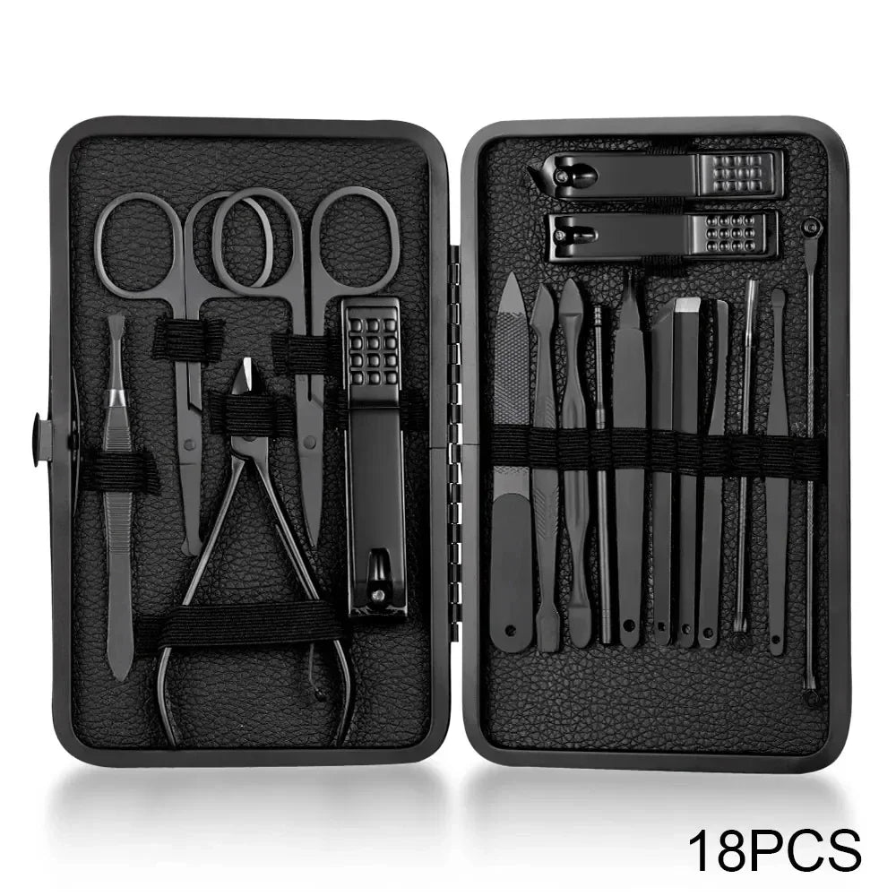 7-18pcs Stainless Steel Manicure Set