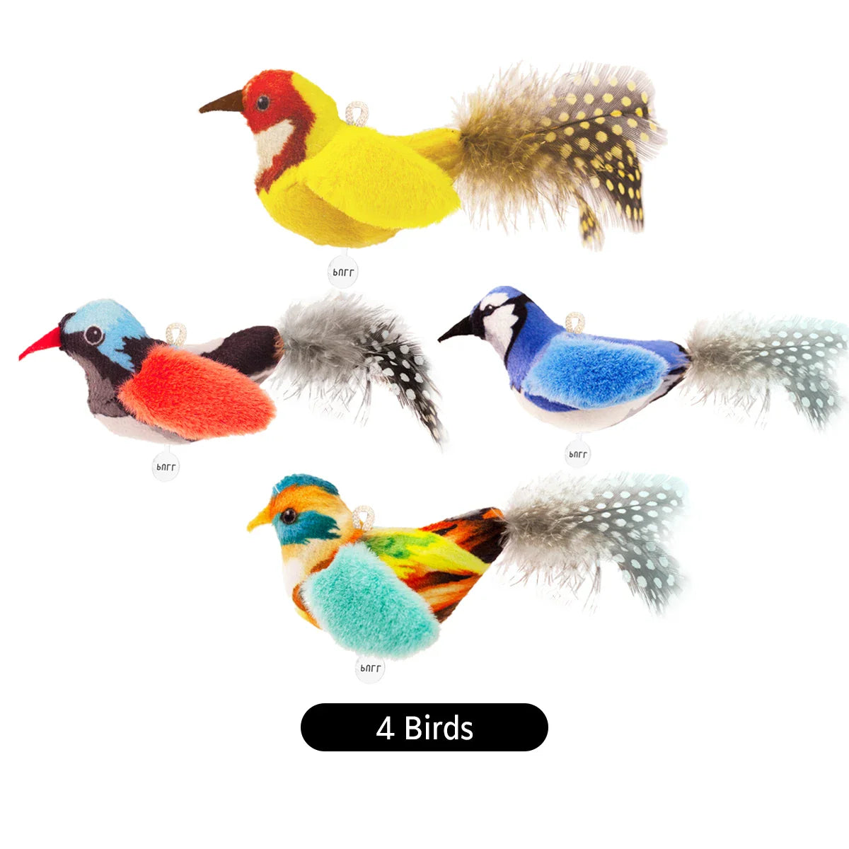 Realistic Chirping Bird Cat Toy
