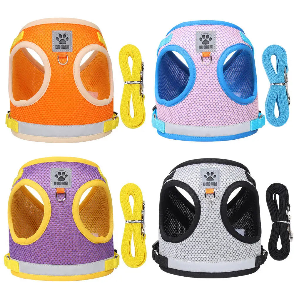 No-Pull Soft Dog Harness Set