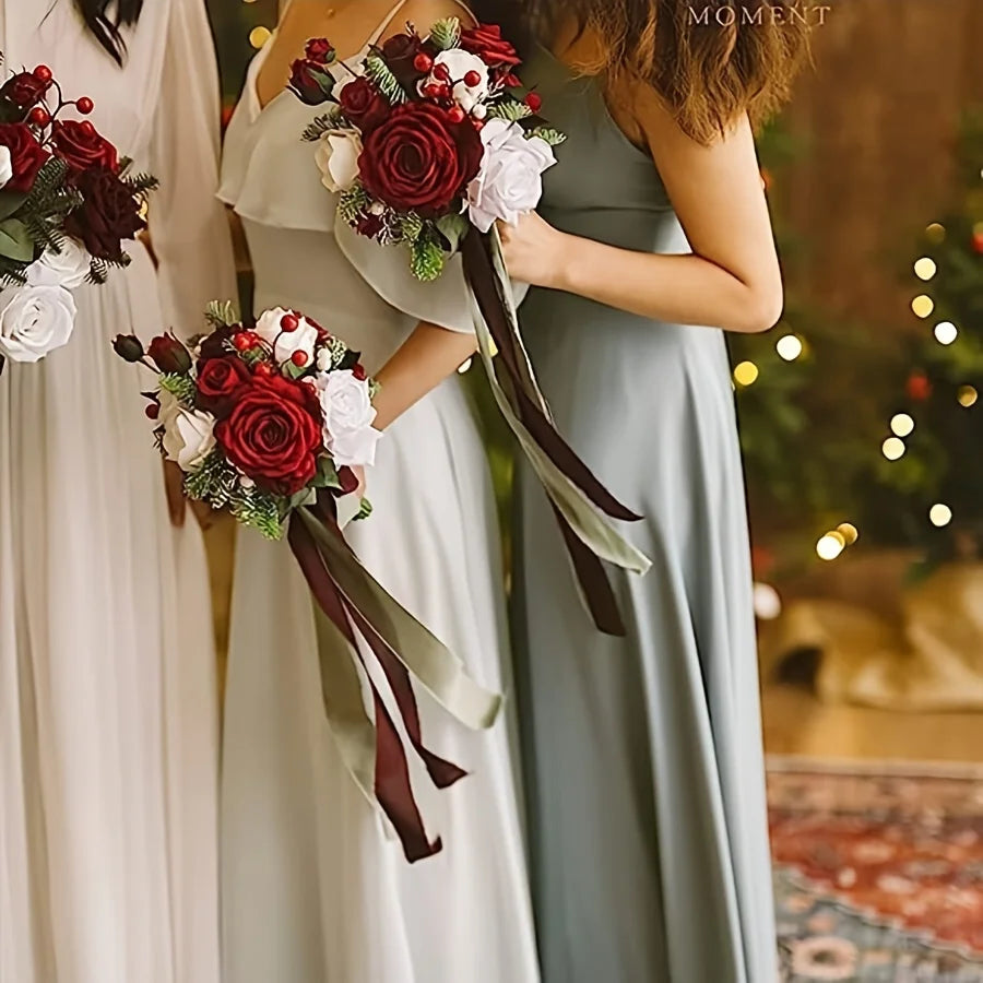 Artificial Rose Flowers with Stems