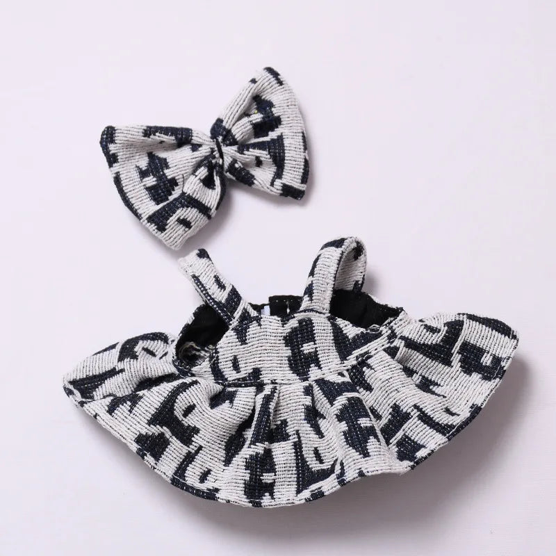 Labubu Designer Plaid Dress Set