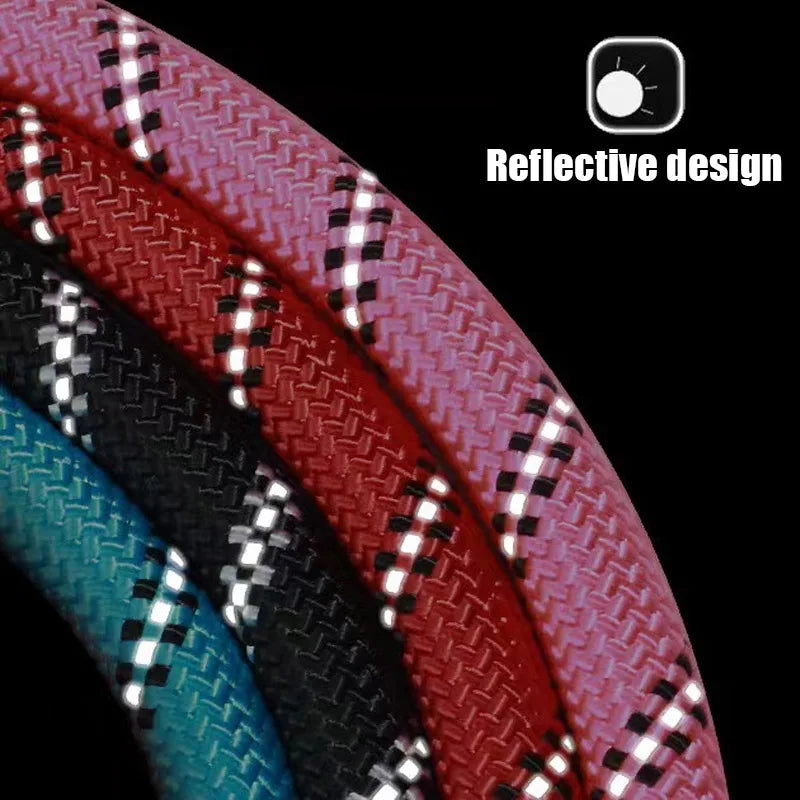 Reflective Dog Leash with Handle