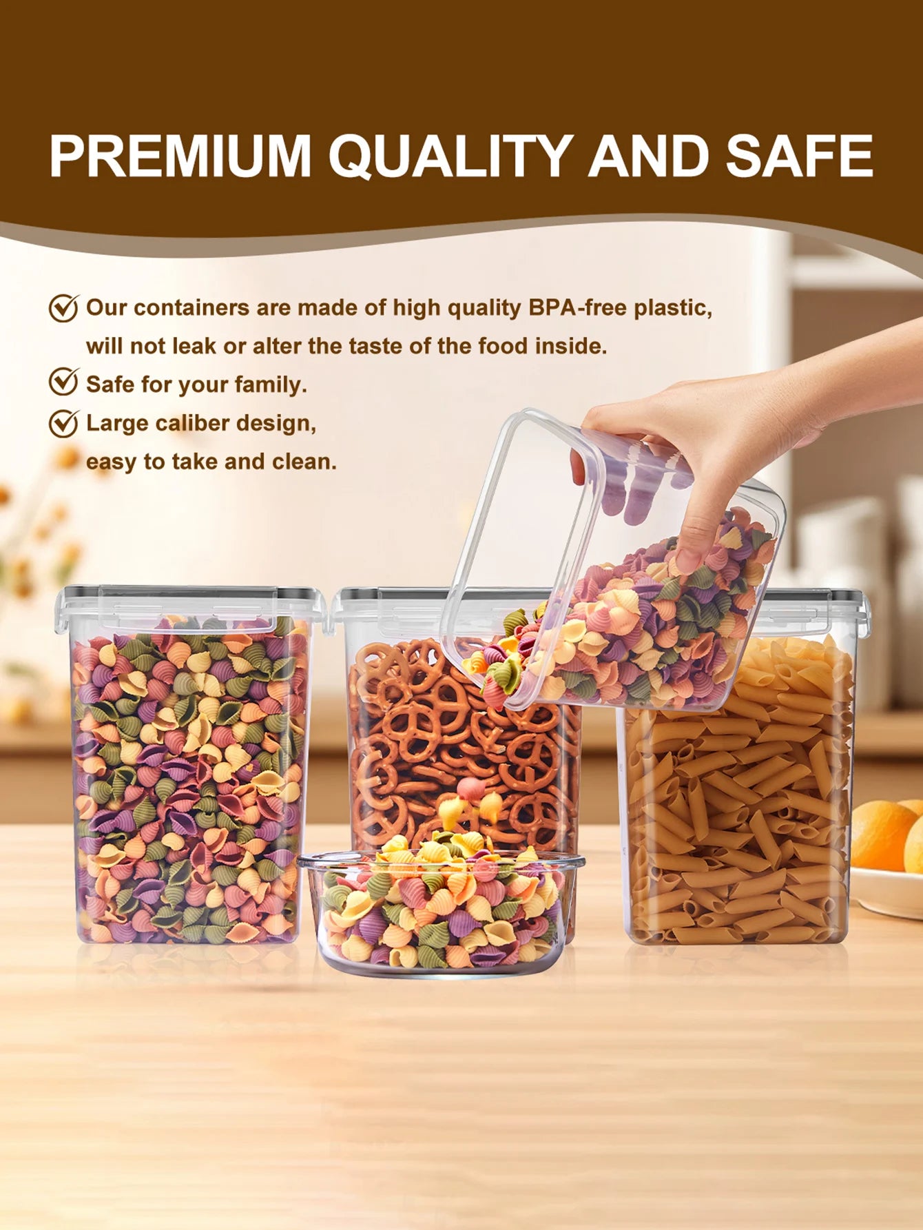 48pcs Sealed Food Storage Containers with Lids