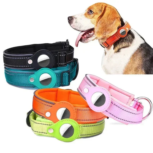 Dog Collar Waterproof Reflective Airtag