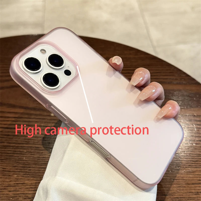 Soft Matte Candy Transparent Case