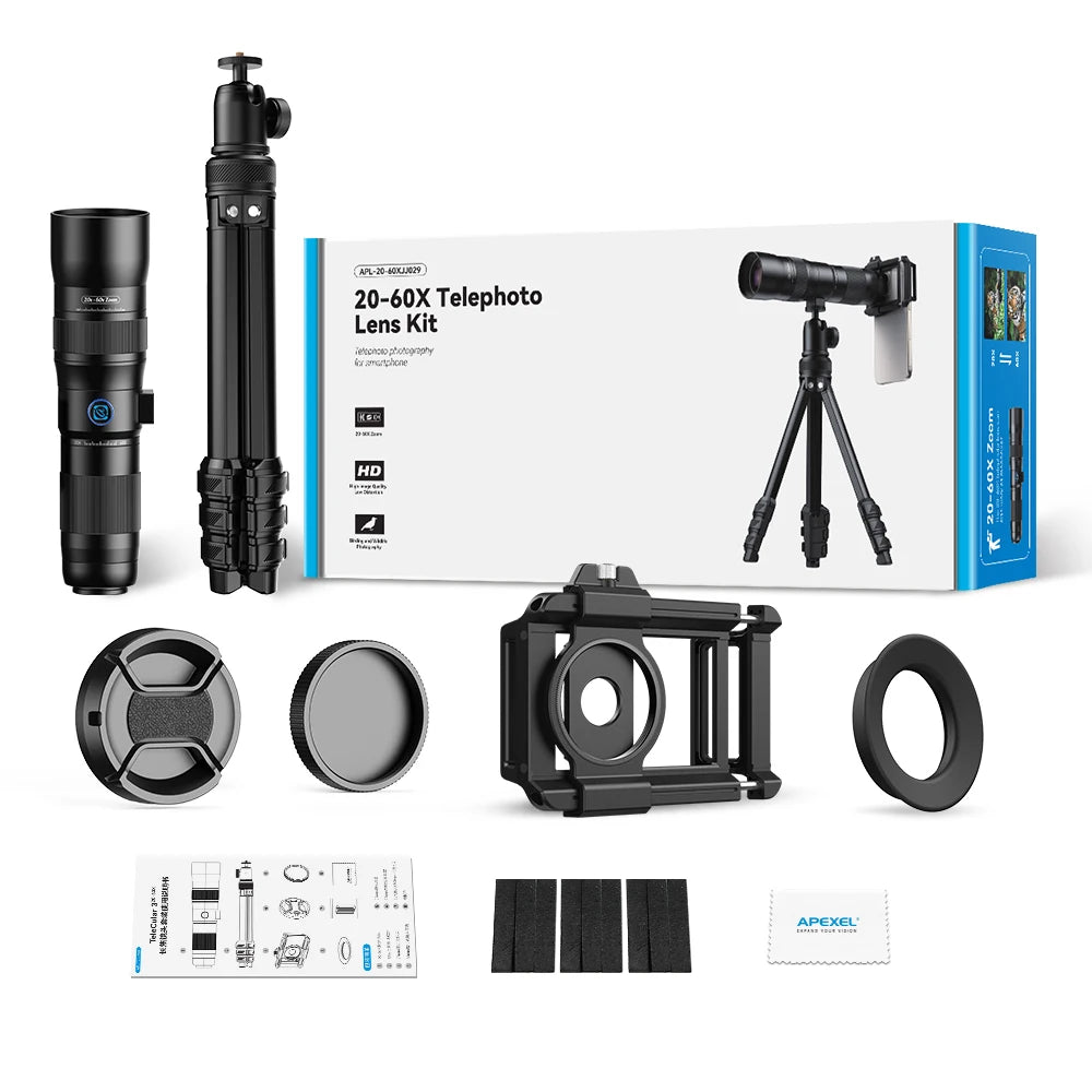 APEXEL T20-60X Telephoto Lens