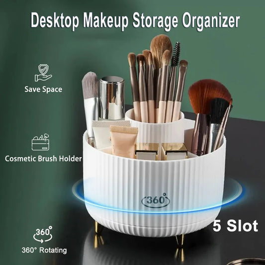360° Rotating Makeup Organizer