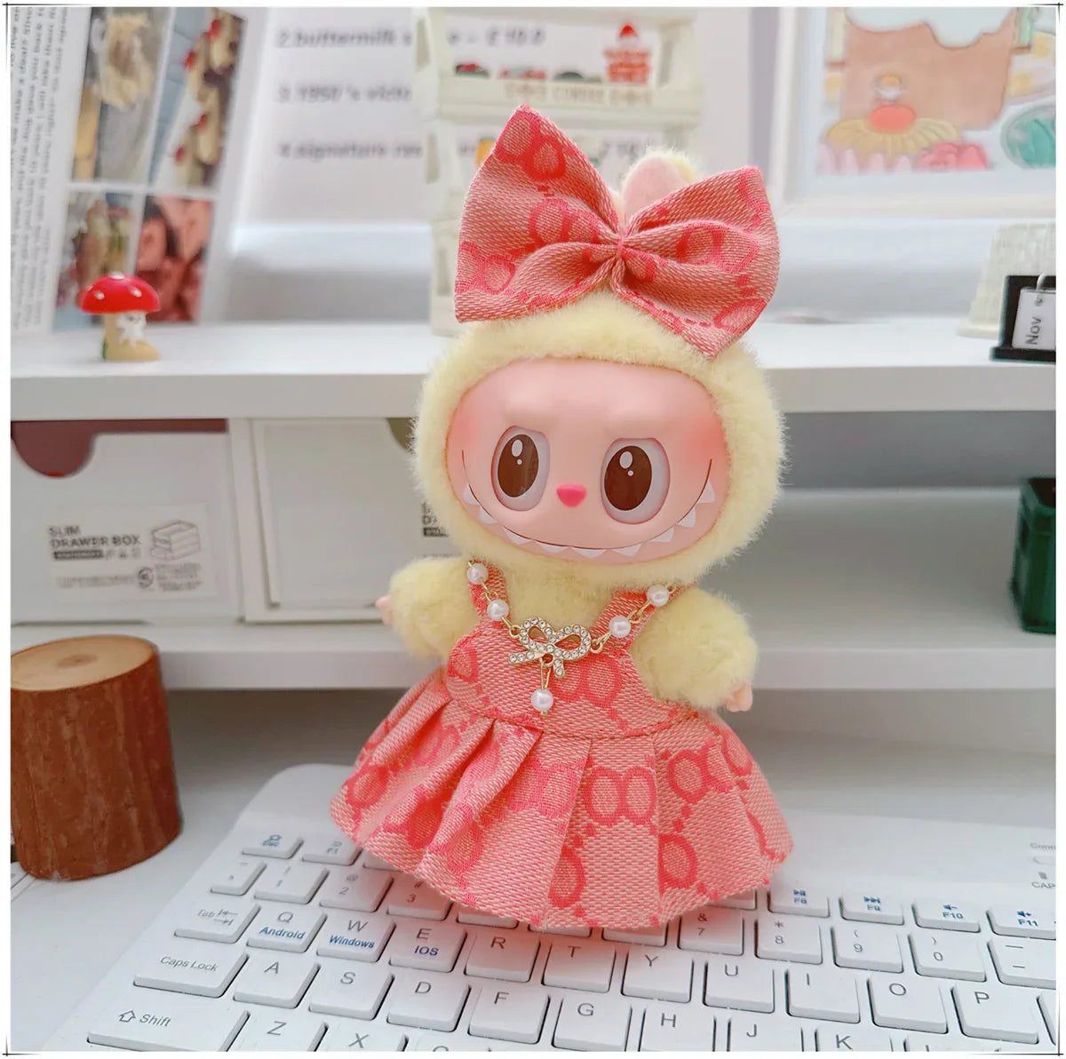 Labubu Sitting Party Outfit Set