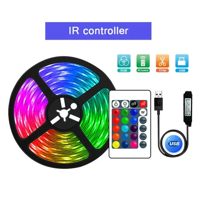 USB RGB LED Strip Lights