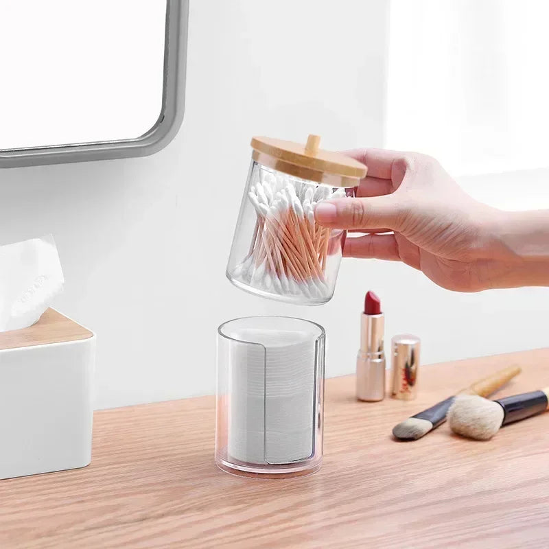 Cotton Swab Storage Organizer