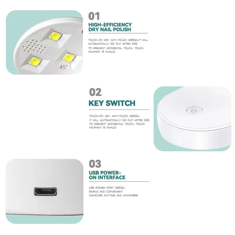 NAILPOP Small UV Nail Lamp