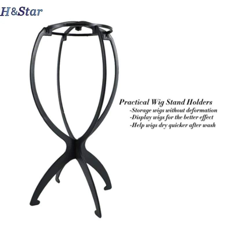 Folding Wig Display Stand Holder